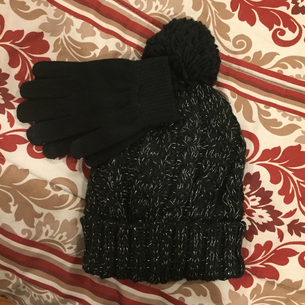 Beanie & glove set